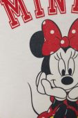 Бавовняний лонгслів для немовлят zippy x Disney колір білий Бавовняний лонгслів для немовлят zippy x Disney колір білий
