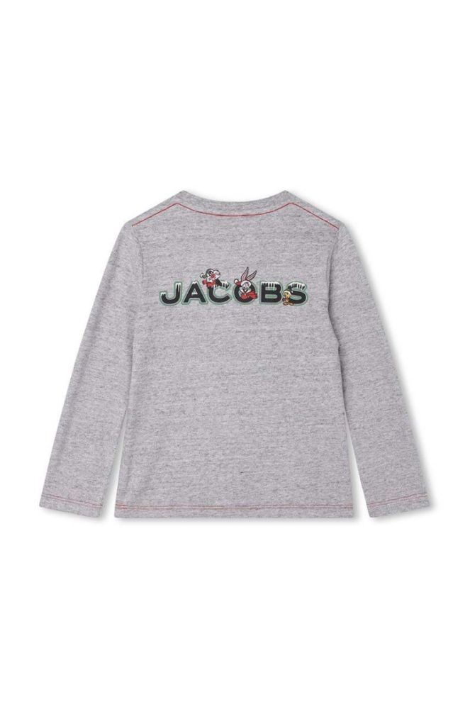 Дитячий бавовняний лонгслів Marc Jacobs x Looney Tunes колір сірий з принтом (3452732) фото 2