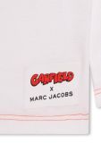 Дитячий бавовняний лонгслів Marc Jacobs колір білий з принтом (3419418) Дитячий бавовняний лонгслів Marc Jacobs колір білий з принтом (3419418)