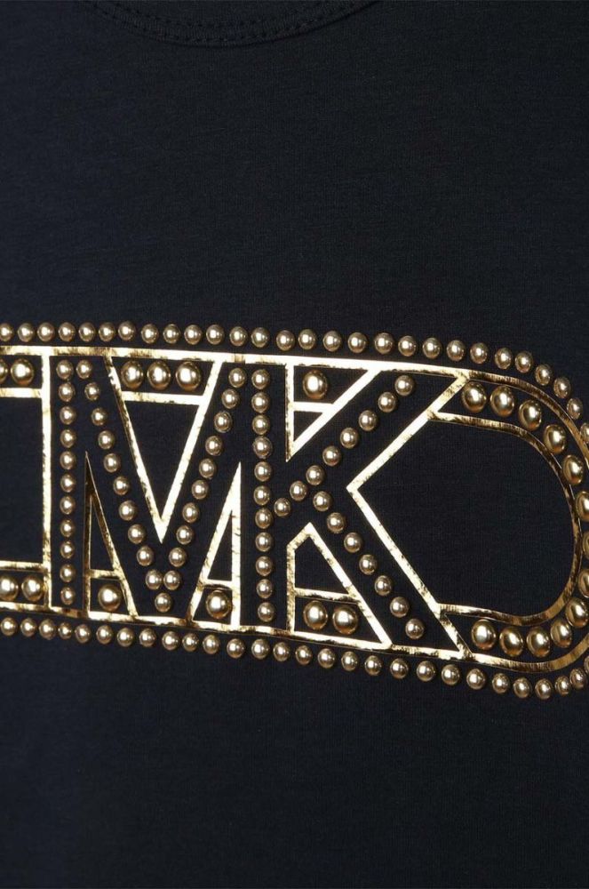 Дитячий лонгслів Michael Kors колір синій з принтом (3423965) фото 3