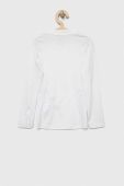 Дитячий лонгслів adidas Performance TF LS TEE Y колір білий однотонний