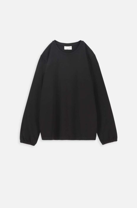 Дитячий лонгслів Coccodrillo колір чорний однотонний Дитячий лонгслів Coccodrillo колір чорний однотонний