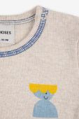 Лонгслів для немовлят Bobo Choses колір бежевий з принтом