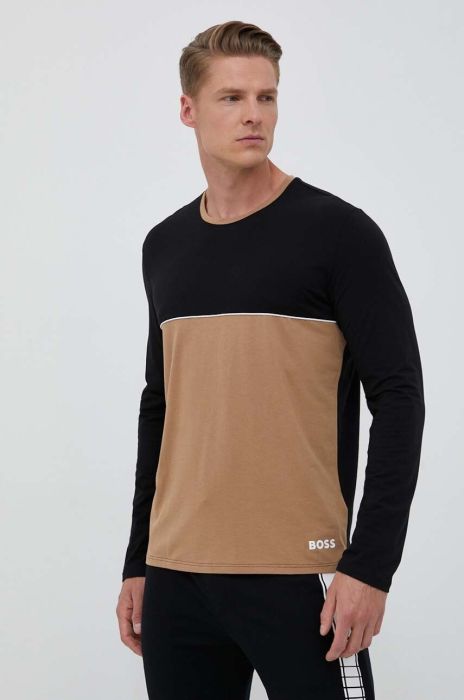 Лонгслів лаунж BOSS візерунок колір барвистий