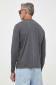 Бавовняний лонгслів Pepe Jeans Wiltshire колір сірий однотонний