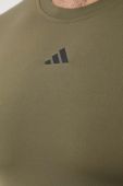 Лонгслів для тренувань adidas Performance Techfit колір зелений однотонний