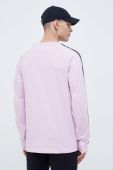 Бавовняний лонгслів adidas Originals колір рожевий з аплікацією