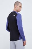 Спортивний лонгслів The North Face Lightbright візерунок колір блакитний