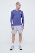 Спортивний лонгслів The North Face Lightbright візерунок колір блакитний