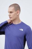 Спортивний лонгслів The North Face Lightbright візерунок колір блакитний