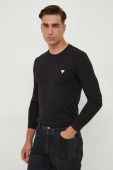 Лонгслів Guess чоловічий колір чорний однотонний (3592798)