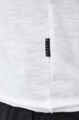 Бавовняний лонгслів Sisley колір білий однотонний (3617472)