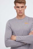 Спортивний лонгслів Jack Wolfskin Sky Thermal колір сірий меланж