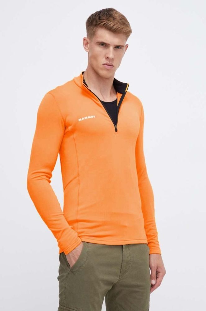 Спортивна кофта Mammut Aenergy ML Half Zip колір помаранчевий однотонна фото 4