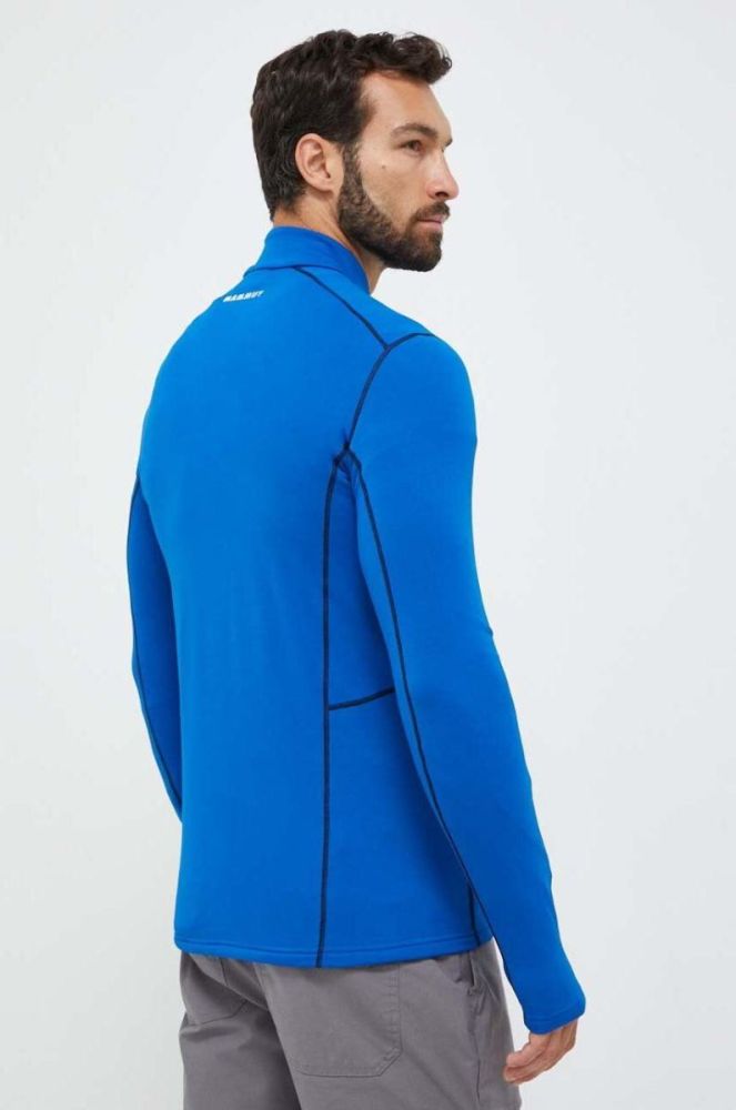 Спортивна кофта Mammut Aenergy ML Half Zip однотонна колір блакитний фото 3