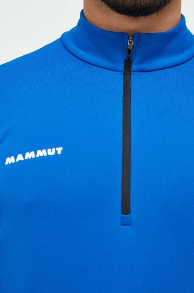 Спортивна кофта Mammut Aenergy ML Half Zip однотонна колір блакитний фото 5