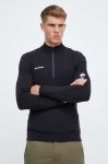 Спортивна кофта Mammut Aenergy ML Half Zip колір чорний однотонна