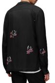 Сорочка AllSaints Goodluck чоловічі колір чорний relaxed