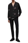 Сорочка AllSaints Goodluck чоловічі колір чорний relaxed