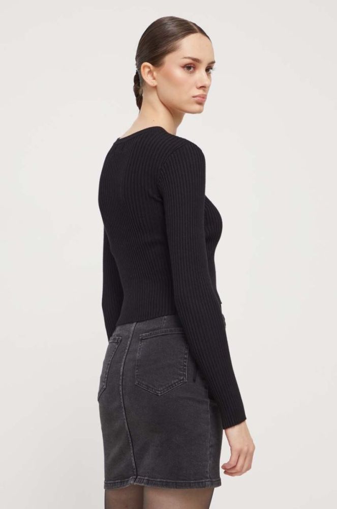 Светр Guess Originals колір чорний легкий фото 3