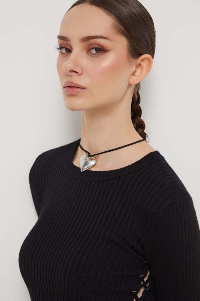 Светр Guess Originals колір чорний легкий фото 4
