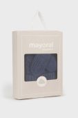 Дитяча шапка і рукавички Mayoral Newborn колір синій