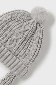 Дитяча шапка і рукавички Mayoral Newborn колір сірий
