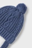 Дитяча шапка і рукавички Mayoral Newborn колір блакитний