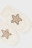 Дитяча шапка і рукавички Mayoral Newborn Gift box колір бежевий