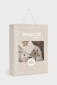 Дитяча шапка і рукавички Mayoral Newborn Gift box колір бежевий