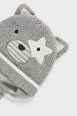 Дитяча шапка і рукавички Mayoral Newborn Gift box колір сірий