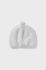 Дитяча бавовняна шапка Mayoral Newborn колір сірий з тонкого трикотажу