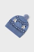 Дитяча шапка і шарф Mayoral колір блакитний (3424003)