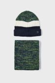 Дитяча шапка і шарф Mayoral колір блакитний (3428655)