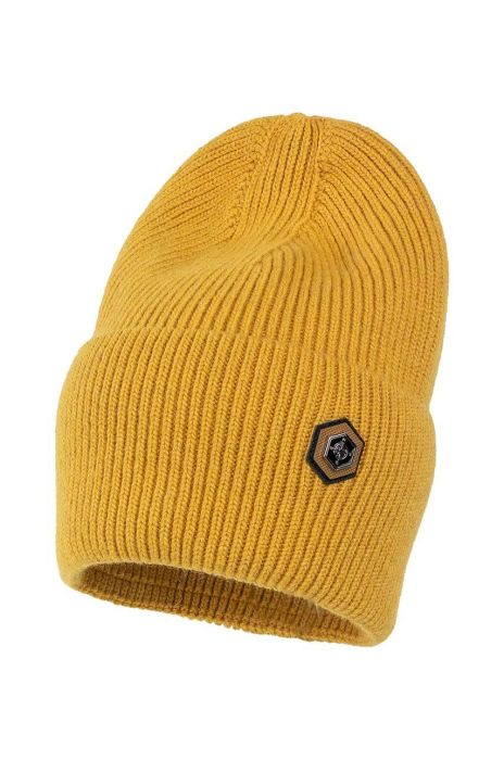 Дитяча шапка Jamiks IKIN колір жовтий