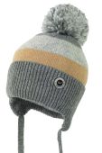 Дитяча шапка Jamiks OSMAN колір сірий