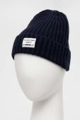 Дитяча шапка з домішкою вовни Pepe Jeans колір синій