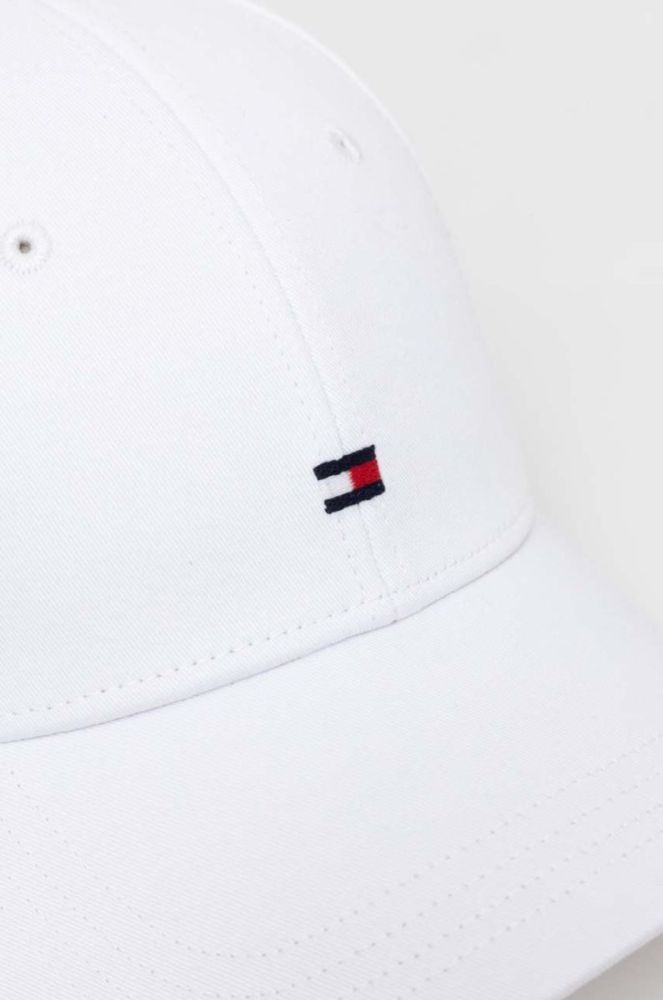 Бавовняна бейсболка Tommy Hilfiger колір білий однотонна (3268886) фото 2