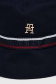 Бавовняний капелюх Tommy Hilfiger колір синій з бавовни (3259874)