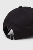 Бавовняна бейсболка Tommy Jeans колір чорний однотонна