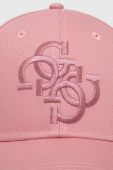 Кепка Guess колір рожевий з аплікацією (3316285)