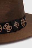 Капелюх Guess колір коричневий Капелюх Guess колір коричневий