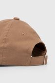 Бавовняна бейсболка BOSS колір бежевий з аплікацією (3376496)