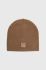 Кашемірова шапка Pinko колір коричневий з тонкого трикотажу вовна