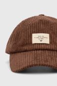 Кепка Roxy колір коричневий з аплікацією