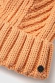 Шапка Roxy колір помаранчевий з товстого трикотажу