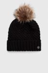Шапка Roxy колір чорний з товстого трикотажу (3625091) Шапка Roxy колір чорний з товстого трикотажу (3625091)
