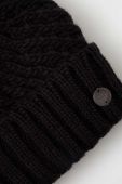 Шапка Roxy колір чорний з товстого трикотажу (3625091)