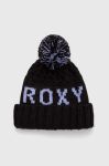 Шапка Roxy колір чорний з товстого трикотажу (3625097) Шапка Roxy колір чорний з товстого трикотажу (3625097)