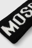 Пов'язка з домішкою вовни Moschino колір чорний